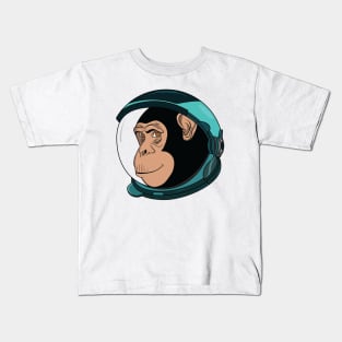 Astronaut chimp Kids T-Shirt